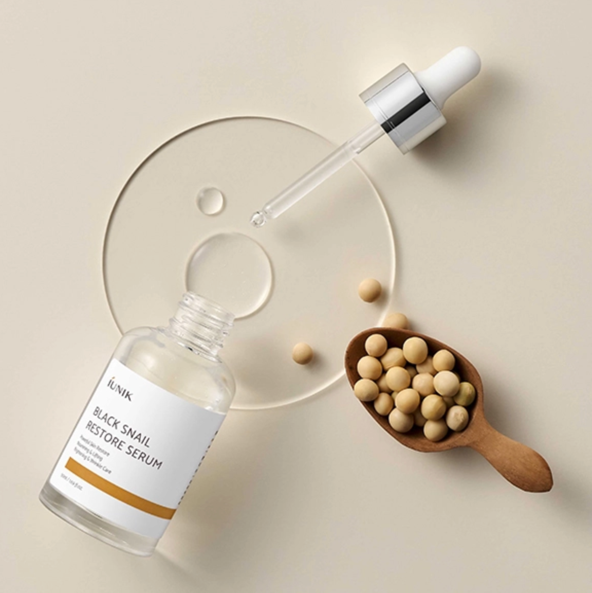 IUNIK - Black Snail Restore Serum (50ml) - v4 - Seoulful Skincare