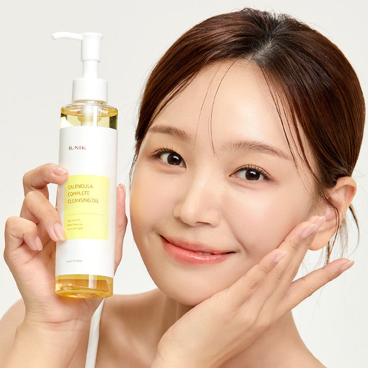 IUNIK - Calendula Complete Cleansing Oil (200ml) - v7 - Seoulful Skincare