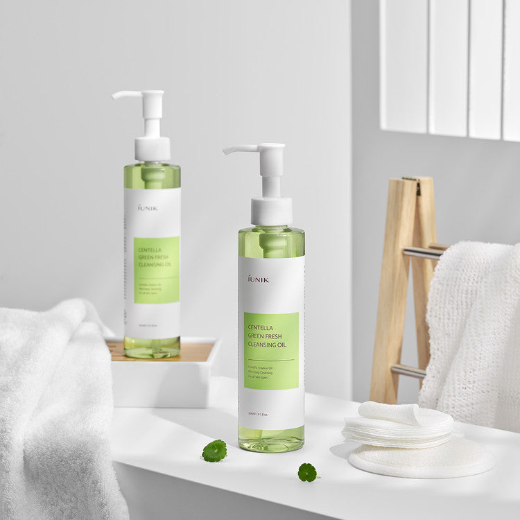 IUNIK - Centella Green Fresh Cleansing Oil (200ml) - v5 - Seoulful Skincare