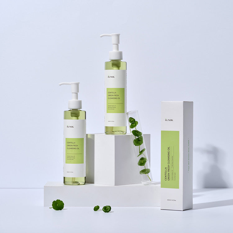 IUNIK - Centella Green Fresh Cleansing Oil (200ml) - v6 - Seoulful Skincare