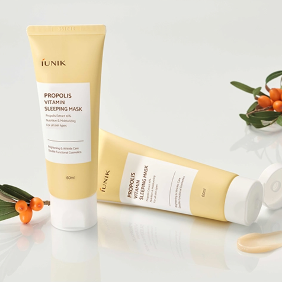 IUNIK - Propolis Vitamin Sleeping Mask (60ml) - v4 - Seoulful Skincare