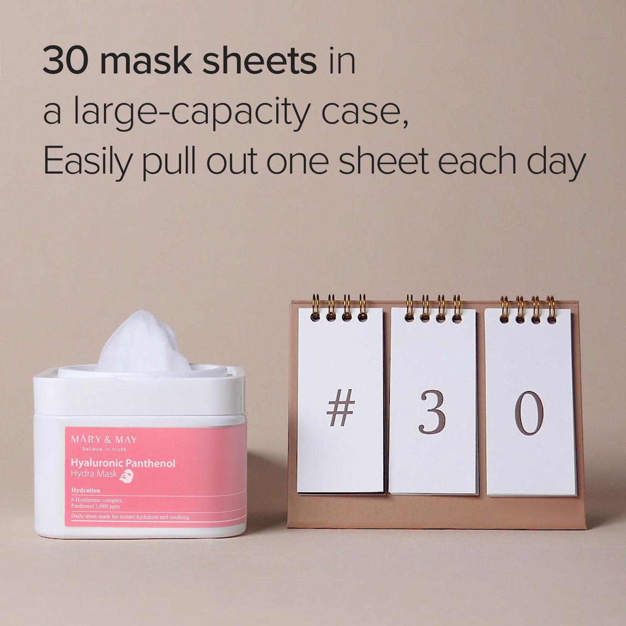 Mary&May - Hyaluronic Panthenol Hydra Mask (30 sheets) 3 - Seoulful Skincare