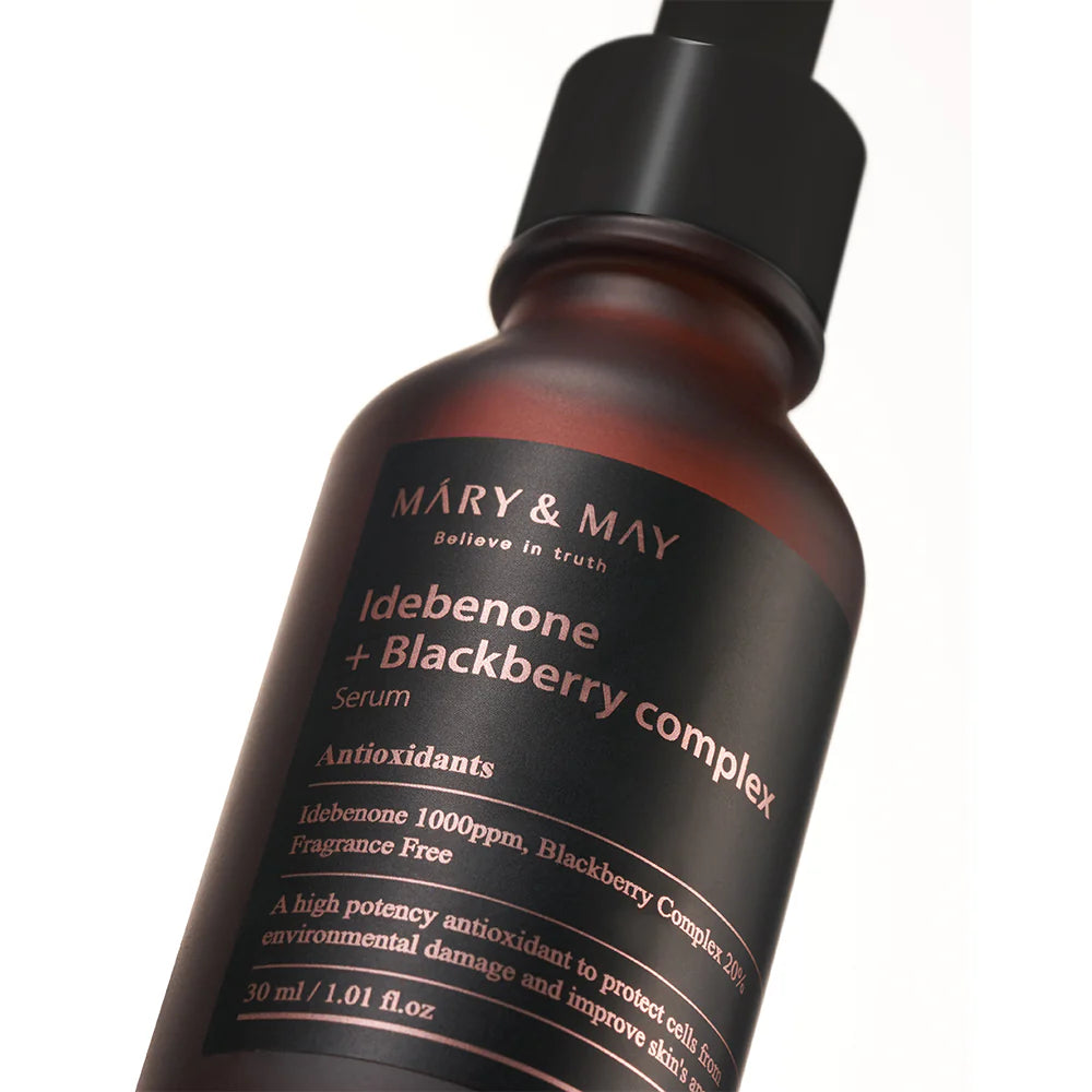 Mary&May - Idebenone+Blackberry Complex Serum (80ml) - v89- Seoulful Skincare