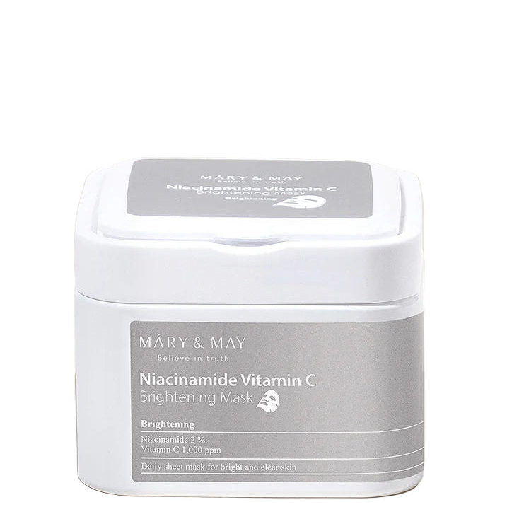 Mary&May - Niacinamide Vitamin C Brightening Mask (30 sheets) - Seoulful Skincare