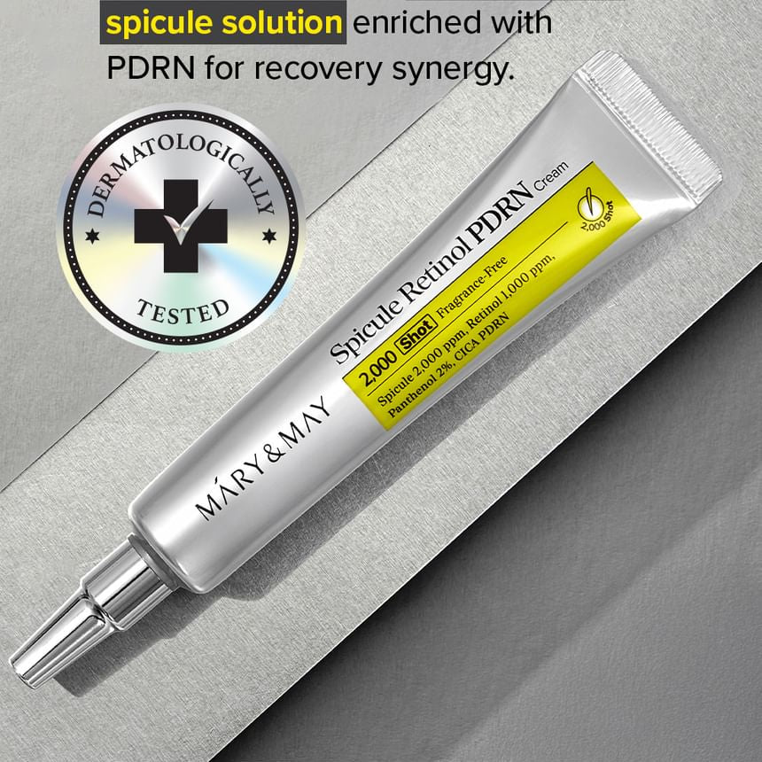 Mary&May - Spicule Retinol PDRN Cream (15ml) 5 - Seoulful Skincare