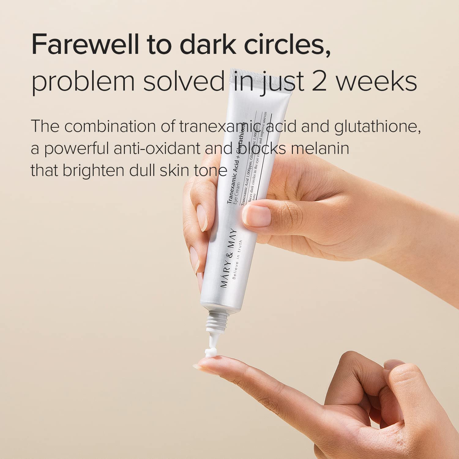 Mary&May - Tranexamic Acid+Glutathione Eye Cream (30ml) 5 - Seoulful Skincare