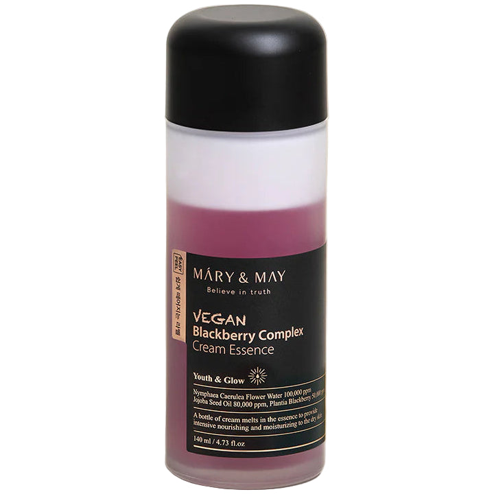 Mary& May - Vegan Blackberry Complex Cream Essence (140ml) - Seoulful Skincare