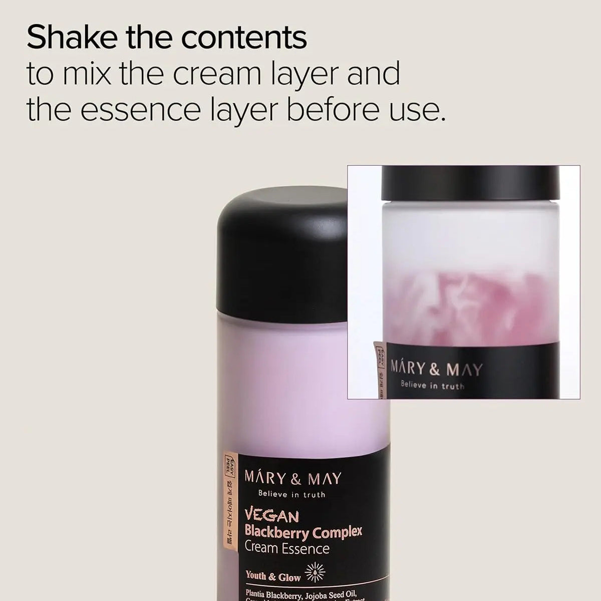 Mary& May - Vegan Blackberry Complex Cream Essence (140ml) 5 - Seoulful Skincare