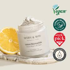 Mary&May - Vegan Lemon Niacinamide Glow Wash off Pack (125g) 6 - Seoulful Skincare