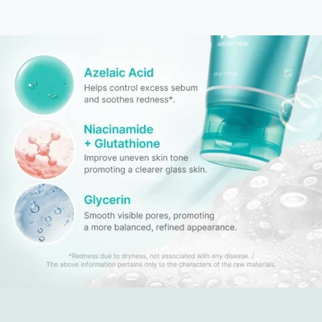 Medicube - Azelaic Acid Niacinamide Deep Clean Foam Cleanser (120g) - v8 -Seoulful Skincare