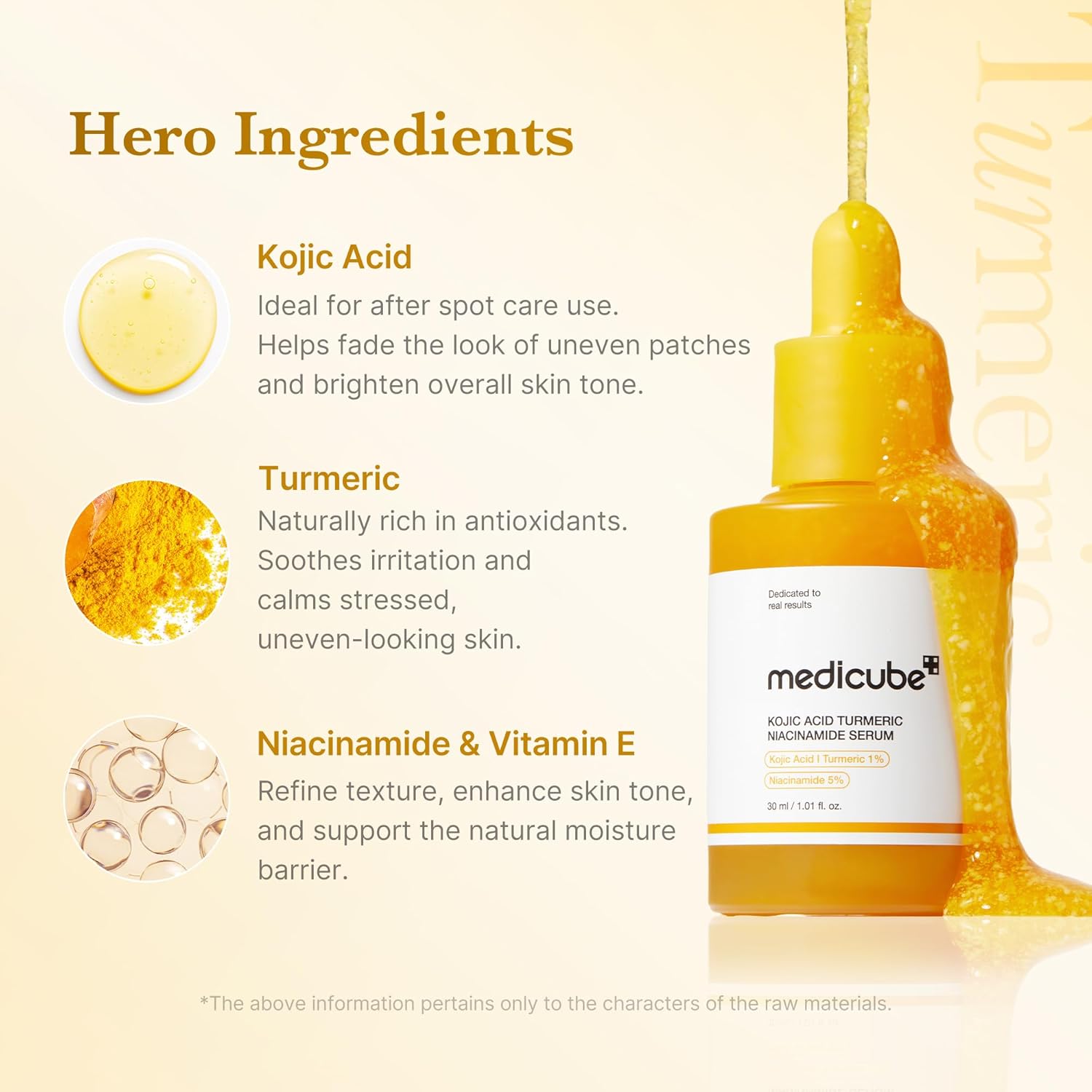 Medicube - Kojic Acid Turmeric Niacinamide Serum (30ml) 2 - Seoulful Skincare