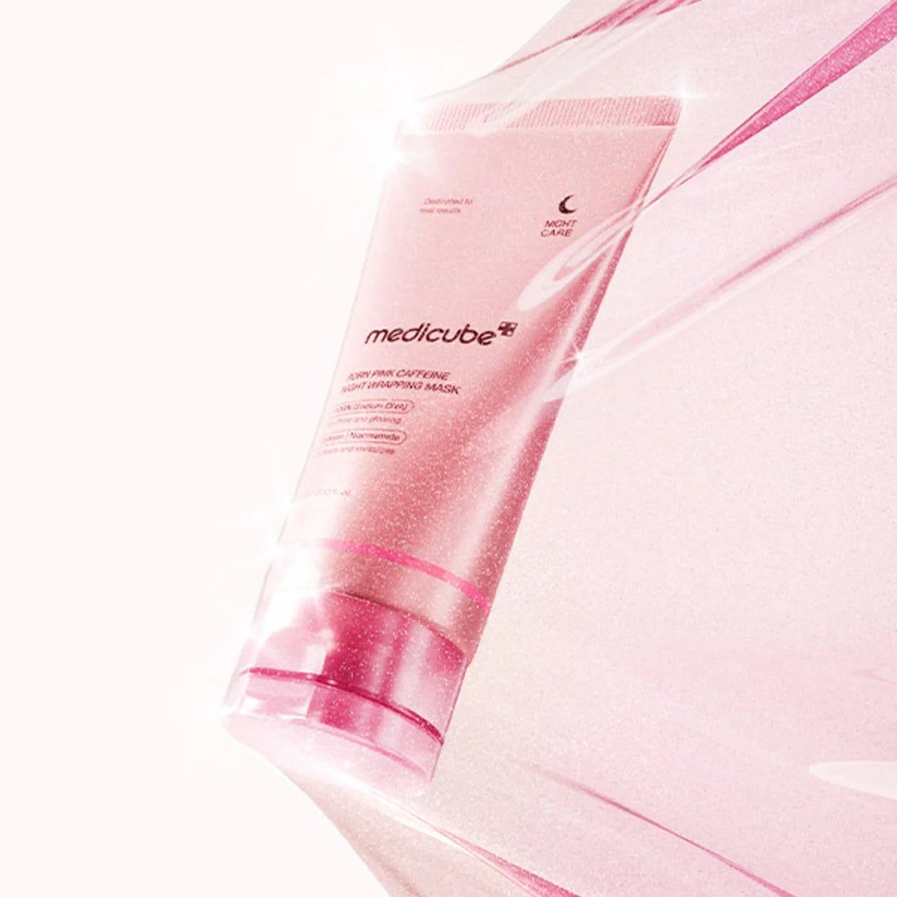 Medicube - PDRN Pink Caffeine Night Wrapping Mask (75ml) - v4 - Seoulful Skincare