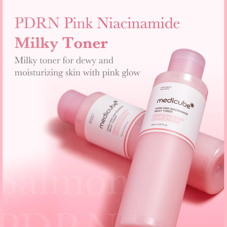 Medicube - PDRN Pink Niacinamide Milky Toner (150ml) - v2 - Seoulful Skincare