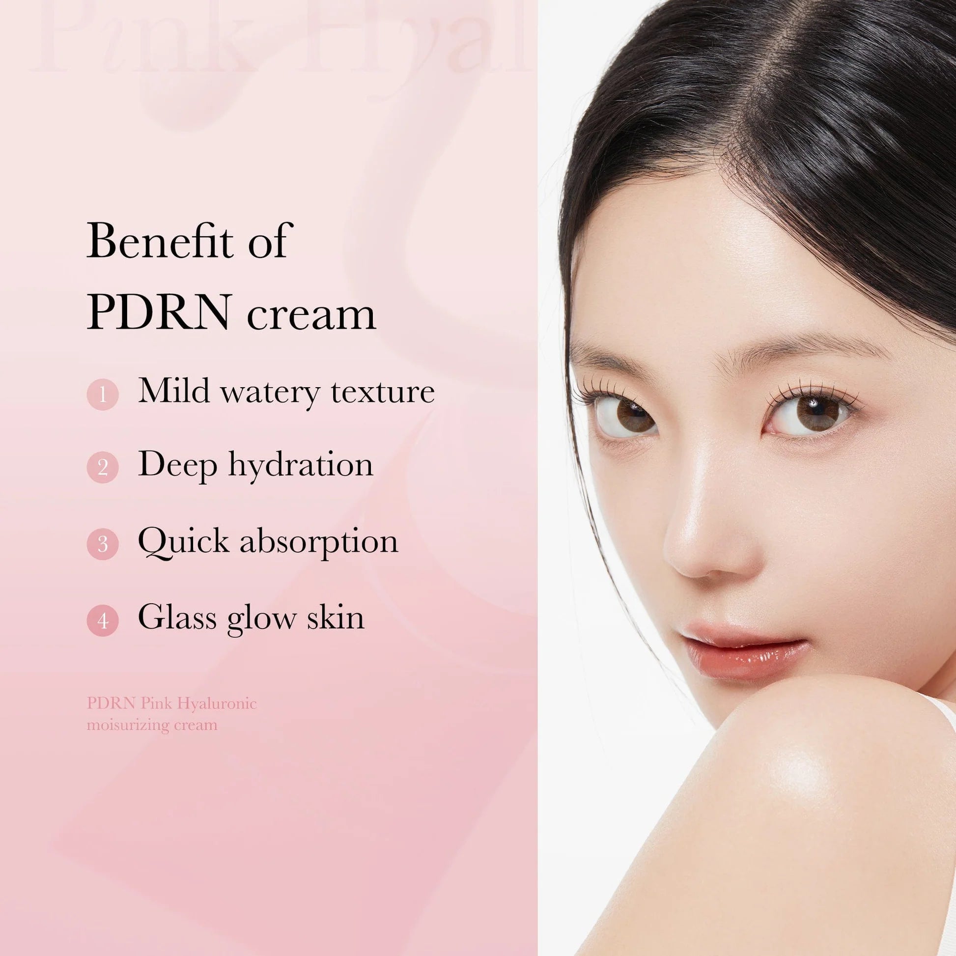 PDRN Pink Hyaluronic Moisturising Cream (50ml)