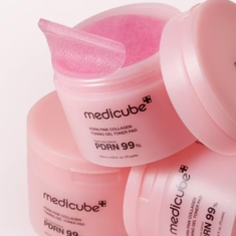 Medicube - PDRN Pink Toning Gel Toner Pad (70ea) - v10 - Seoulful Skincare
