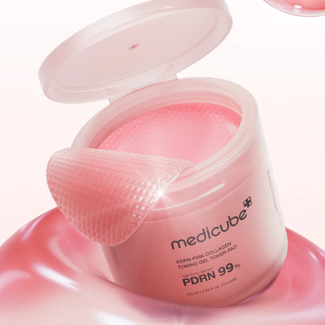 Medicube - PDRN Pink Toning Gel Toner Pad (70ea) - v11 - Seoulful Skincare