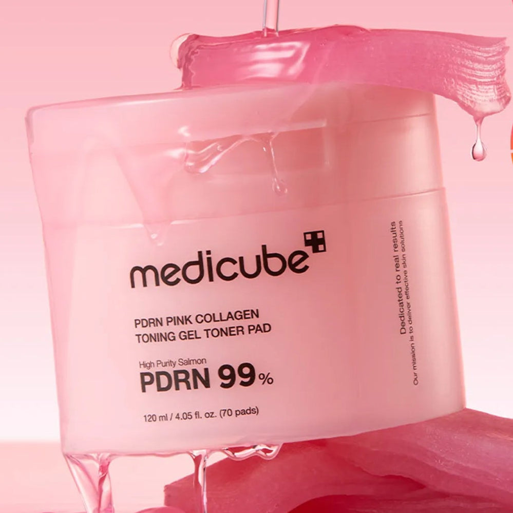 Medicube - PDRN Pink Toning Gel Toner Pad (70ea) - v2 - Seoulful Skincare