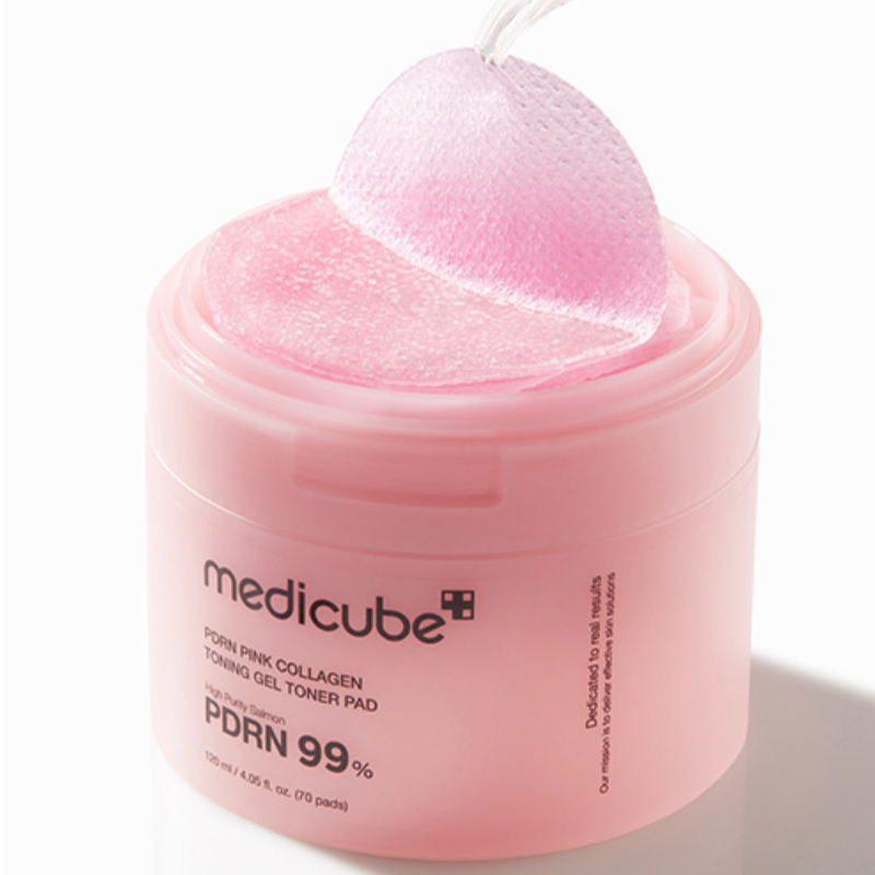 Medicube - PDRN Pink Toning Gel Toner Pad (70ea) - v9 - Seoulful Skincare