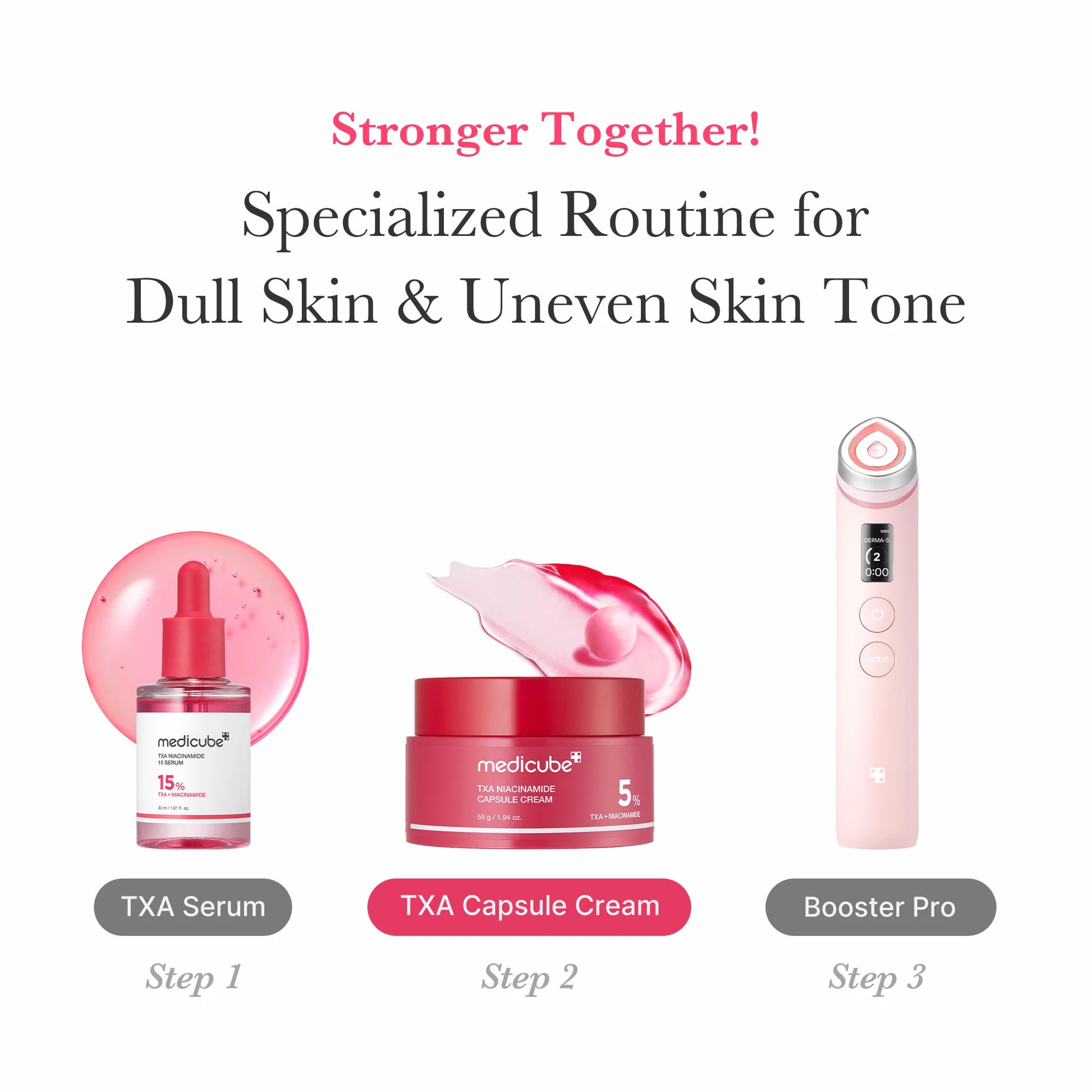 Medicube - TXA Niacinamide Capsule Cream (55ml) 7 - Seoulful Skincare
