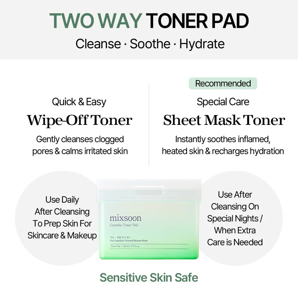Mixsoon_-_Centella_Toner_Pad_120ea_1-_Seoulful_Skincare