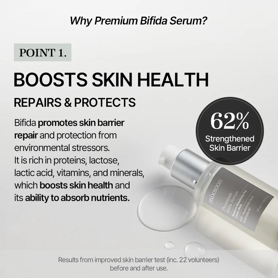 Mixsoon - Premium Bifida Serum (50ml) Info 5- Seoulful Skincare