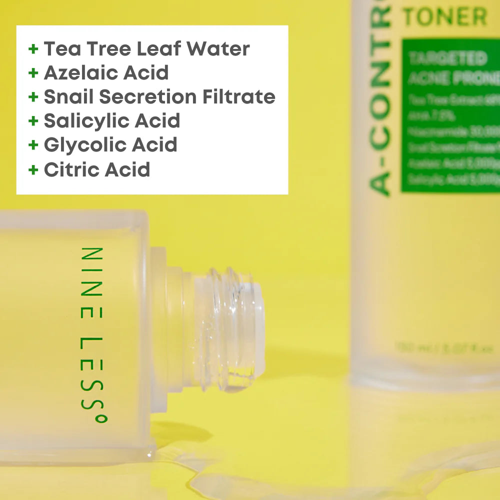 NINE LESS - A-Control Azelaic Acid Toner (150ml) - v5 - Seoulful Skincare