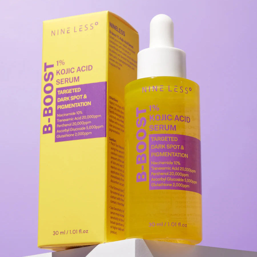 NINE LESS - B-Boost 1% Kojic Acid Serum (30ml) - v2 - Seoulful Skincare