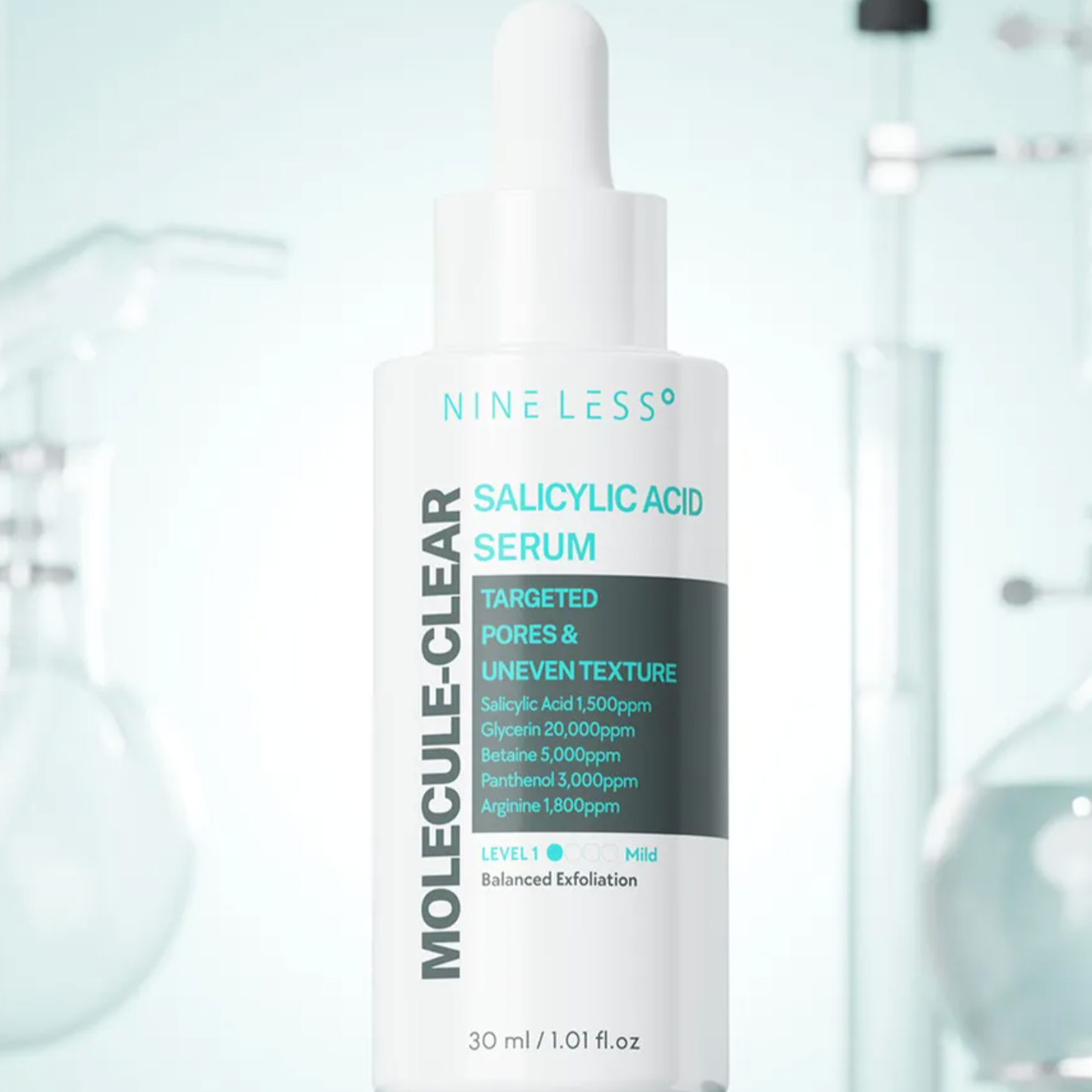 Nineless - Molecule-Clear Salicylic Acid (30ml) - v - Seoulful Skincare