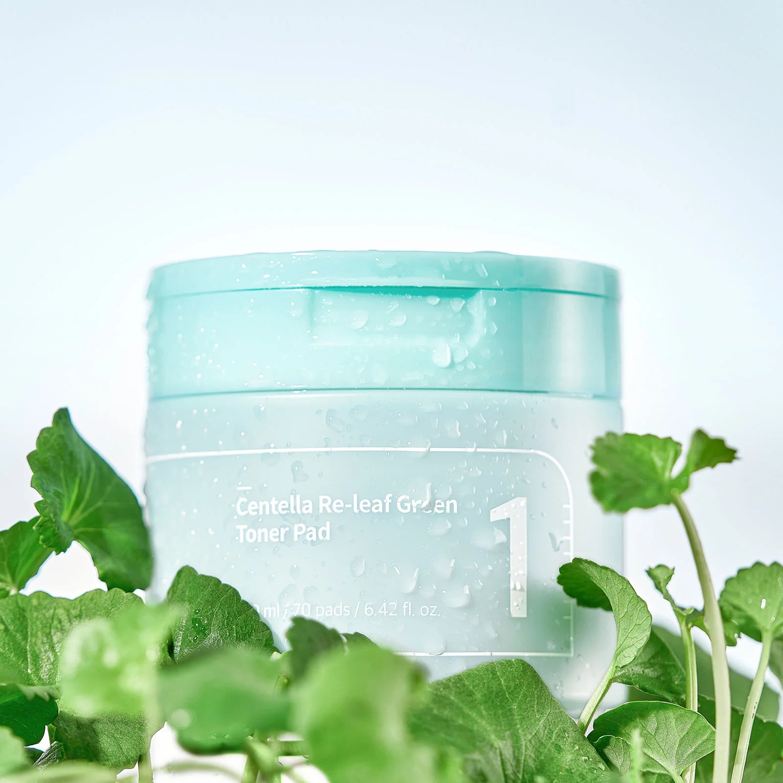 Numbuzin - No.1 Centella Re-Leaf Green Toner Pad (70 pads) - v4 - Seoulful Skincare