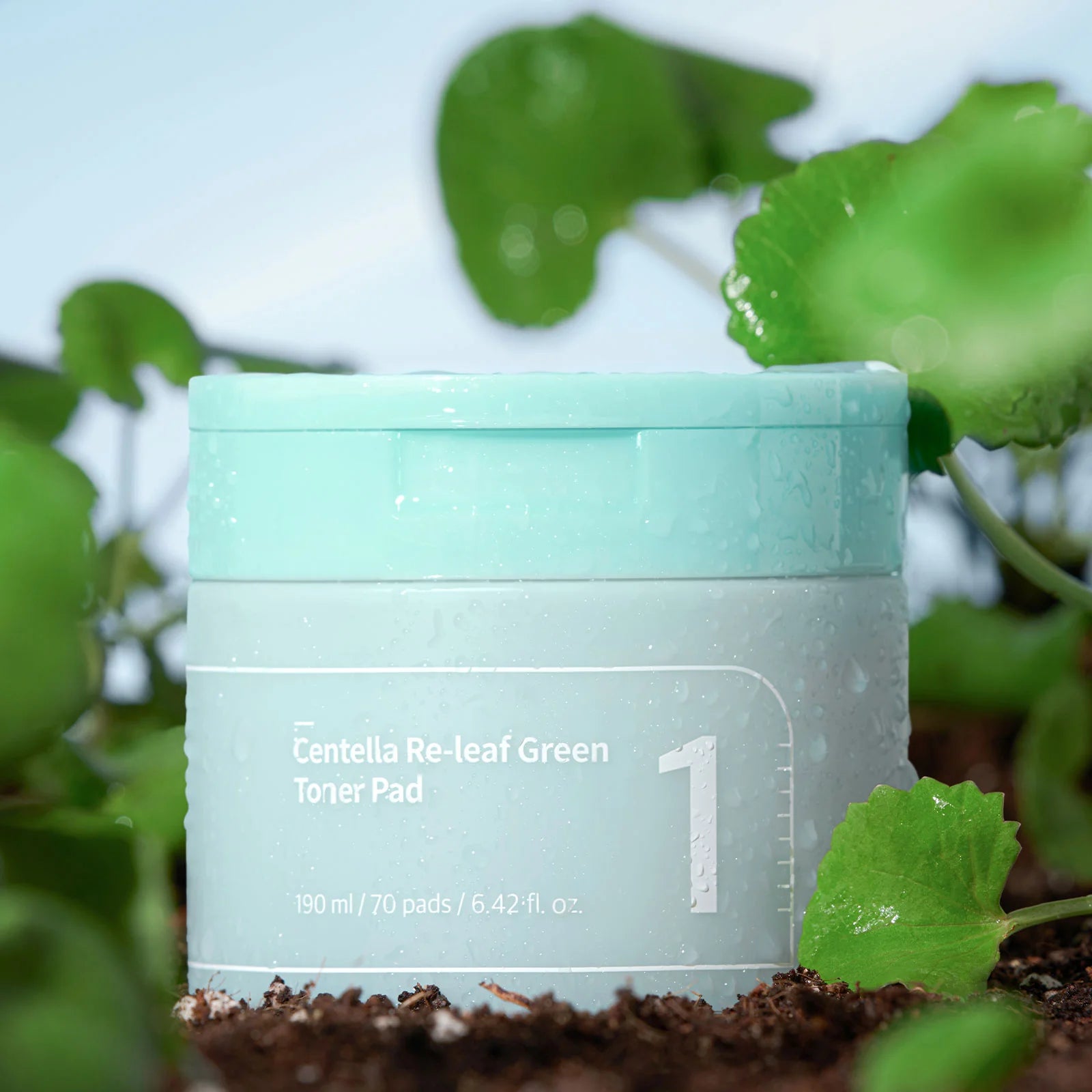 Numbuzin - No.1 Centella Re-Leaf Green Toner Pad (70 pads) - v - Seoulful Skincare