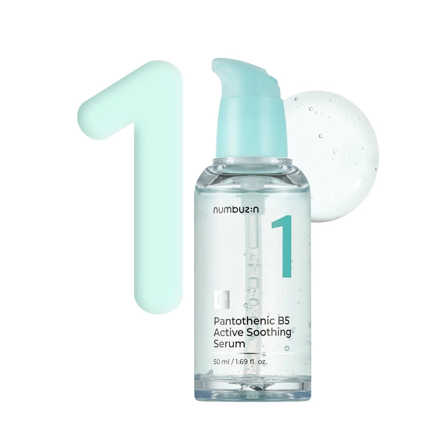 Numbuzin - No.1 Pantothenic B5 Active Soothing Serum (50ml) - v5 - Seoulful Skincare