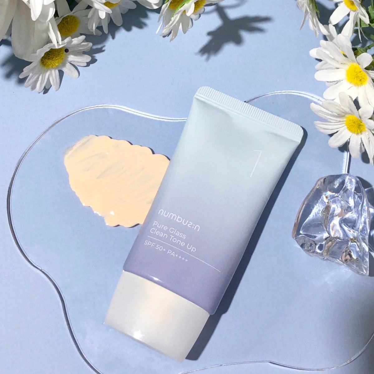 Numbuzin - No.1 Pure Glass Clean Tone Up SPF50+ PA++++ - v2 - Seoulful Skincare