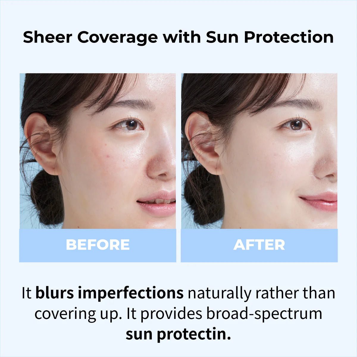 Numbuzin - No.1 Pure Glass Clean Tone Up SPF50+ PA++++ - v6 - Seoulful Skincare