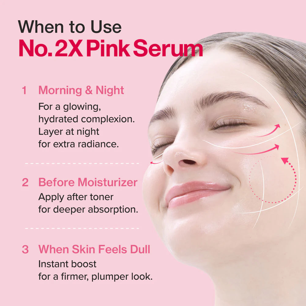 Numbuzin - No.2 Rose PDRN Collagen 2X Plumping Serum - v6 - Seoulful Skincare