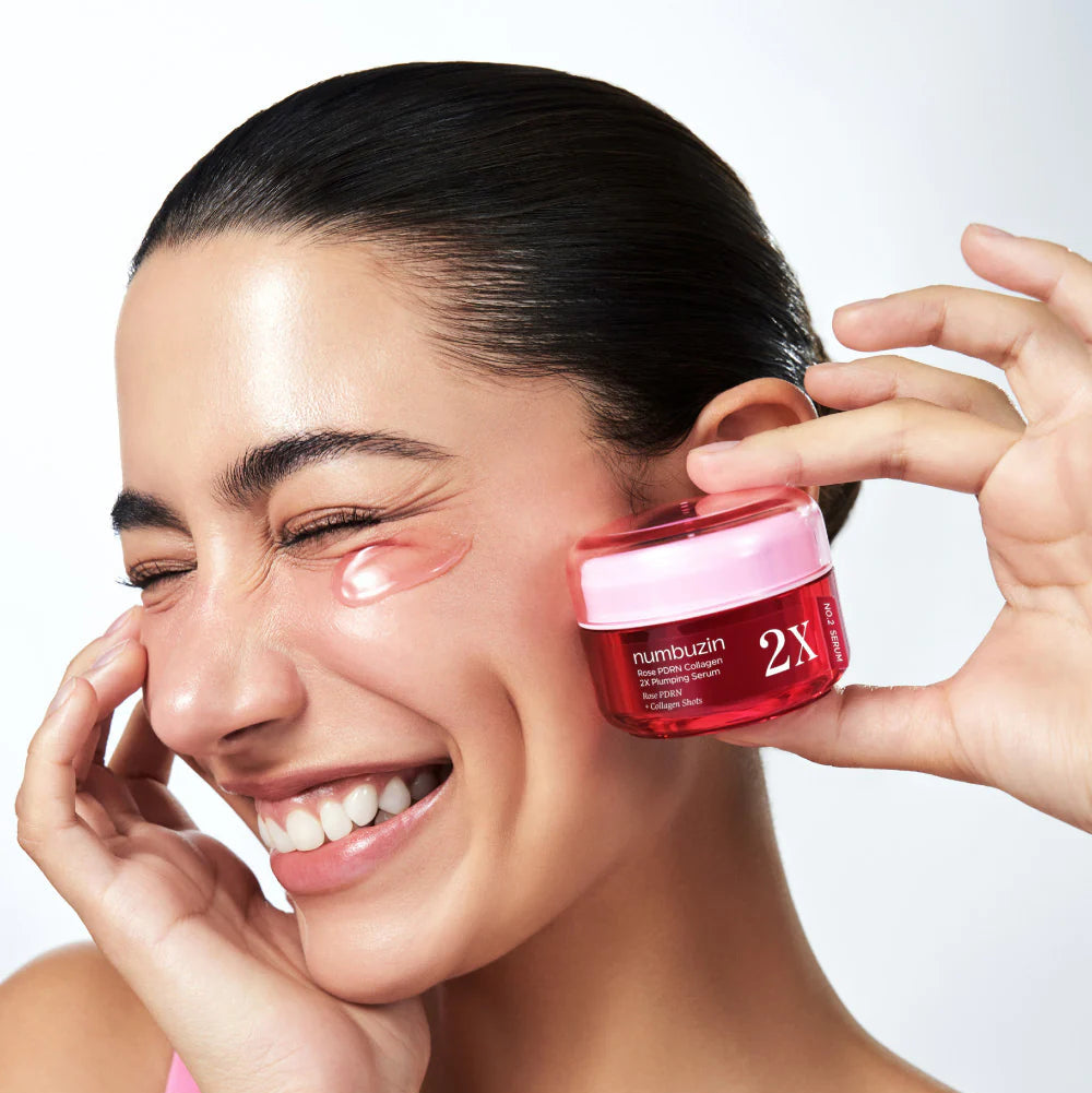Numbuzin - No.2 Rose PDRN Collagen 2X Plumping Serum - v - Seoulful Skincare