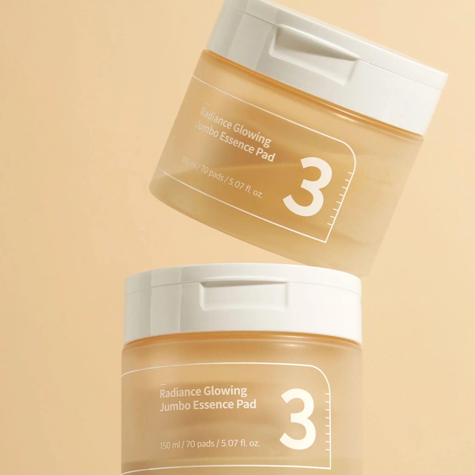 Numbuzin - No.3 Radiance Glowing Jumbo Essence Pad (70 pads) - v2 - Seoulful Skincare