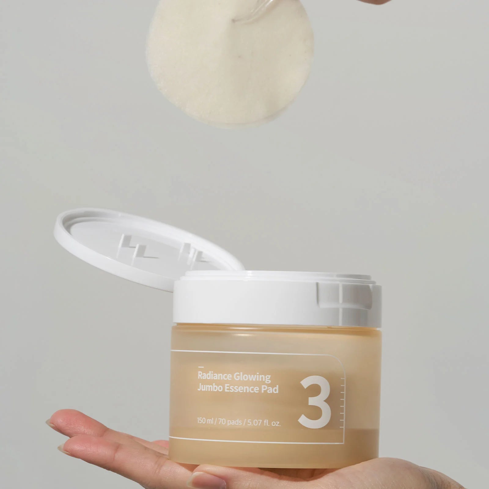 Numbuzin - No.3 Radiance Glowing Jumbo Essence Pad (70 pads) - v3 - Seoulful Skincare