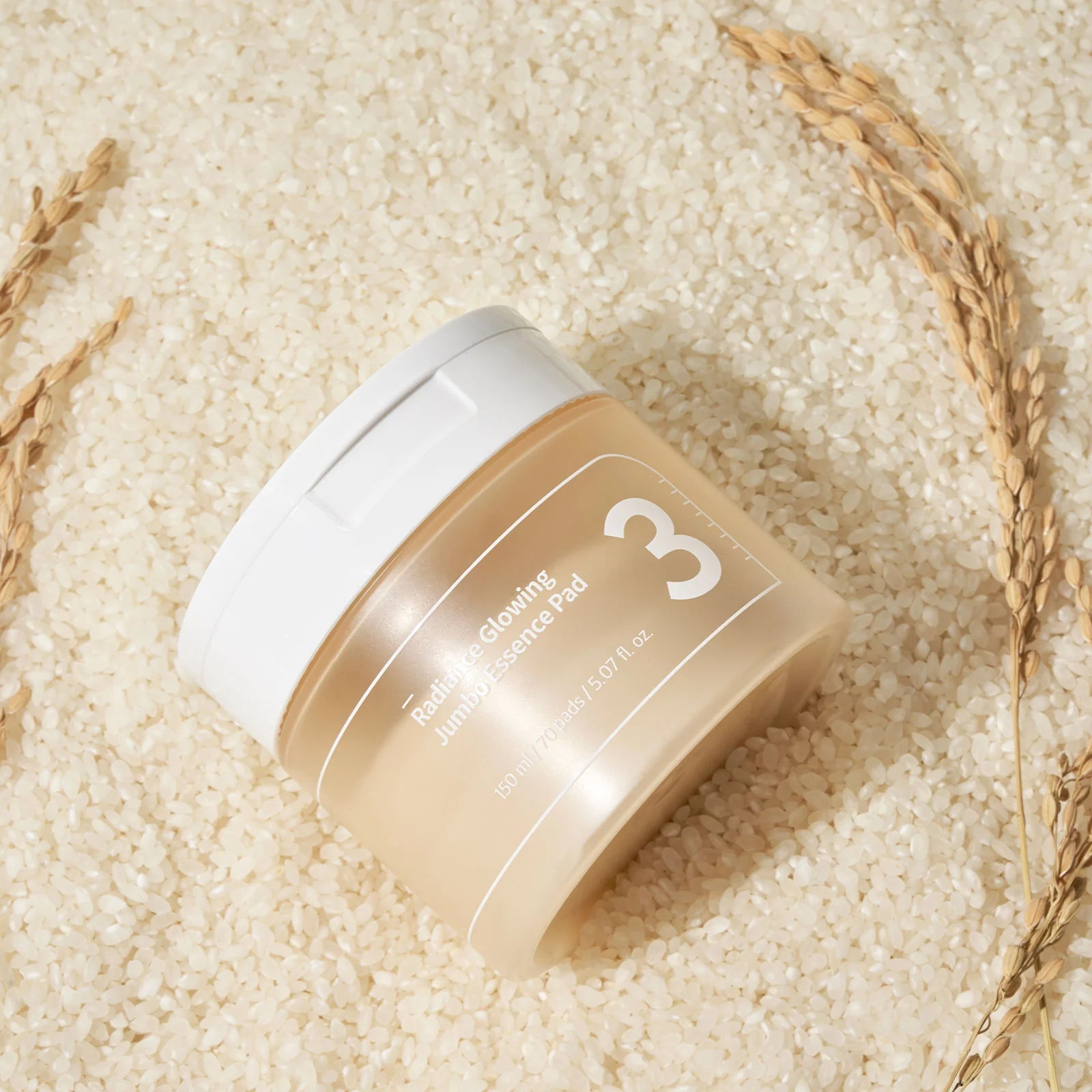 Numbuzin - No.3 Radiance Glowing Jumbo Essence Pad (70 pads) - v6 - Seoulful Skincare