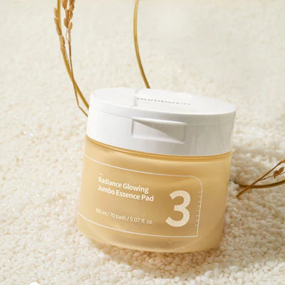 Numbuzin - No.3 Radiance Glowing Jumbo Essence Pad (70 pads) - v7 - Seoulful Skincare