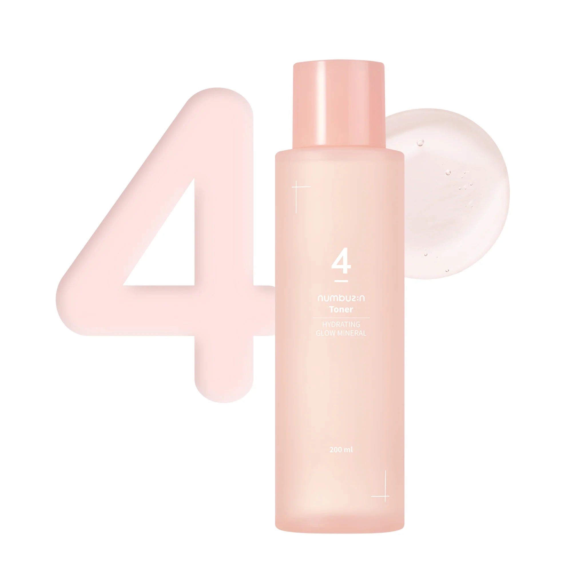 Numbuzin - No.4 Hydrating Glow Mineral Toner (200ml) - v7 - Seoulful Skincare