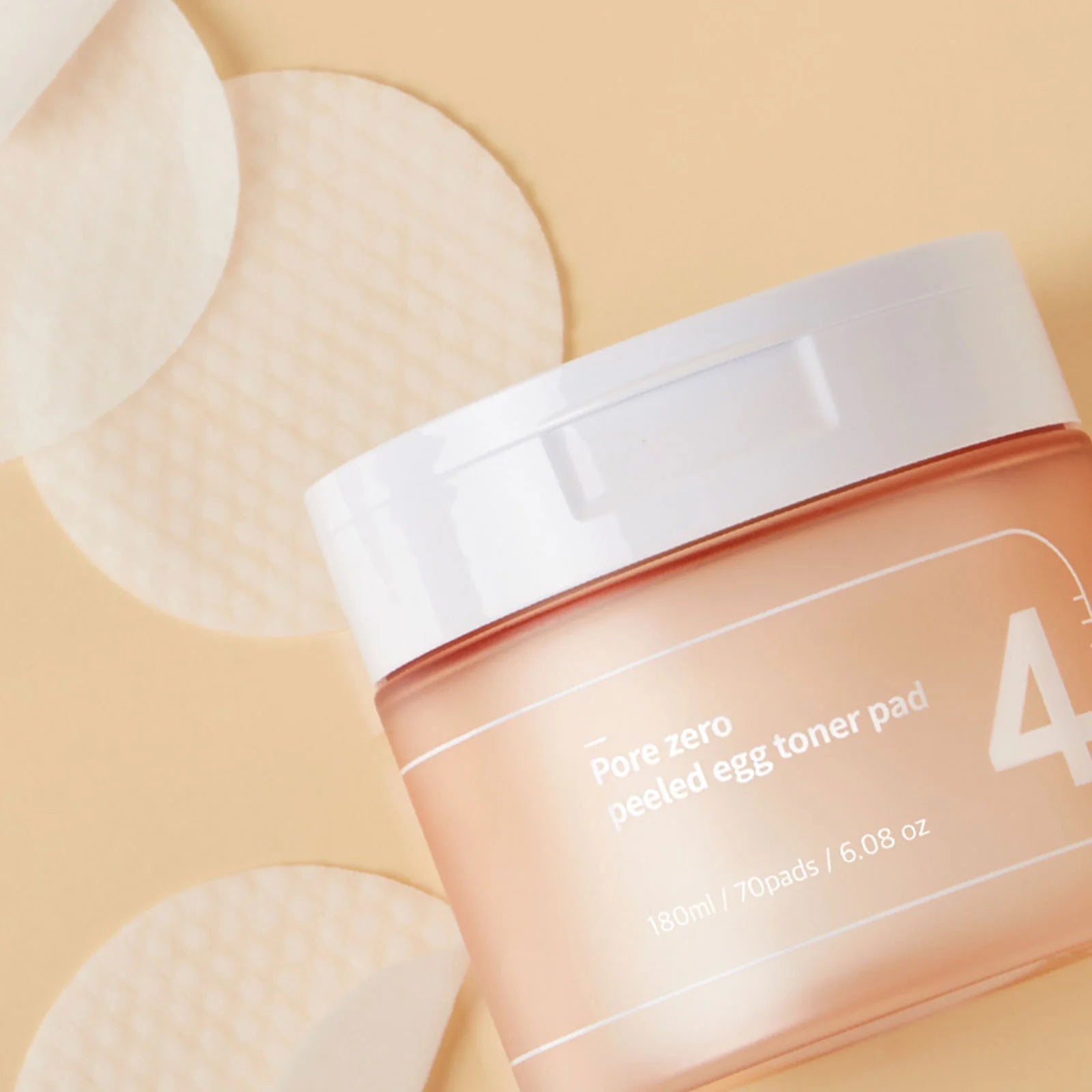 Numbuzin - No.4 Pore Zero Peeled Egg Toner Pad (70 pads) - v3 - Seoulful Skincare