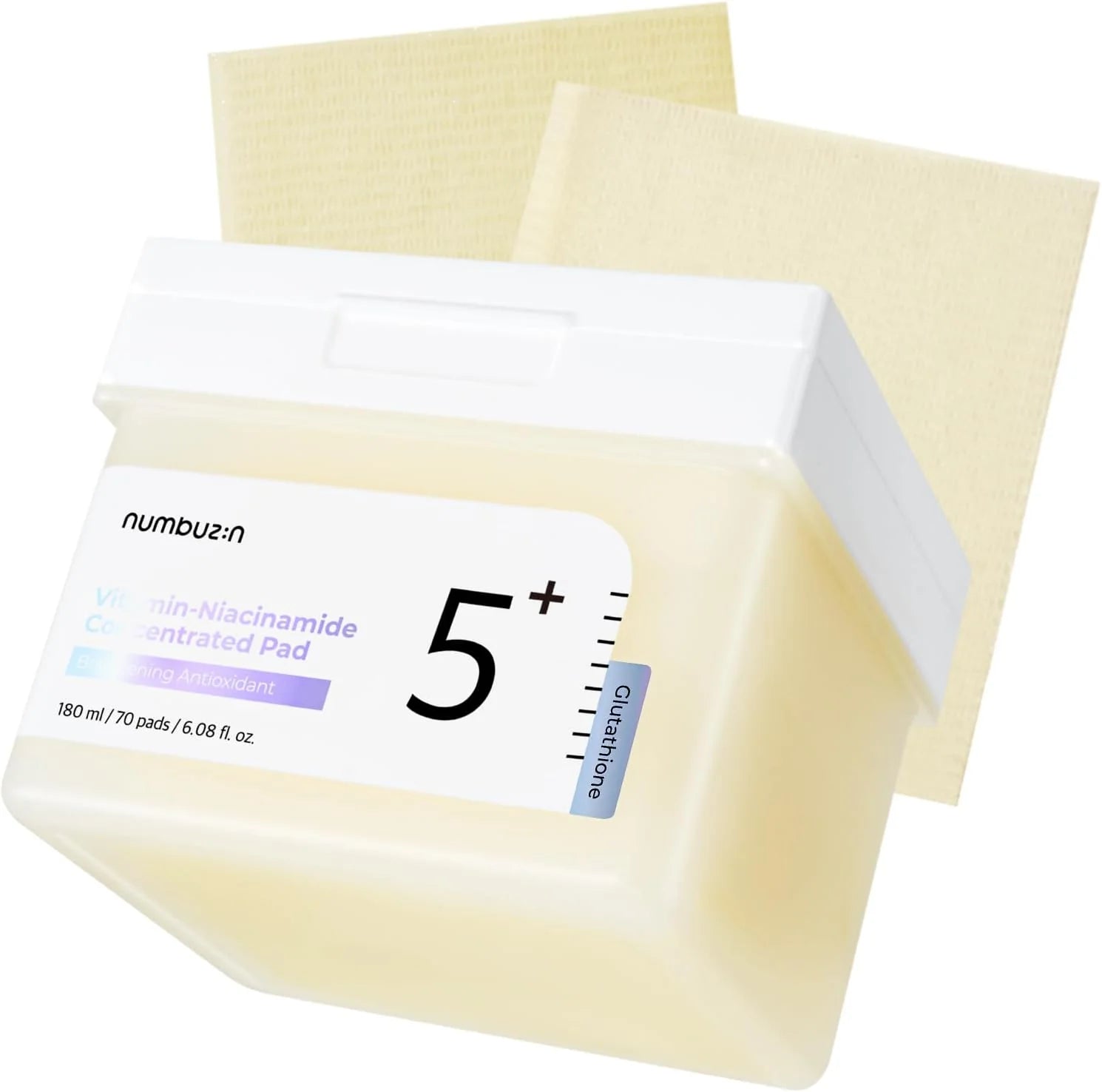 Numbuzin - No.5+ Vitamin-Niacinamide Concentrated Pad (70 pads) - v4 - Seoulful Skincare