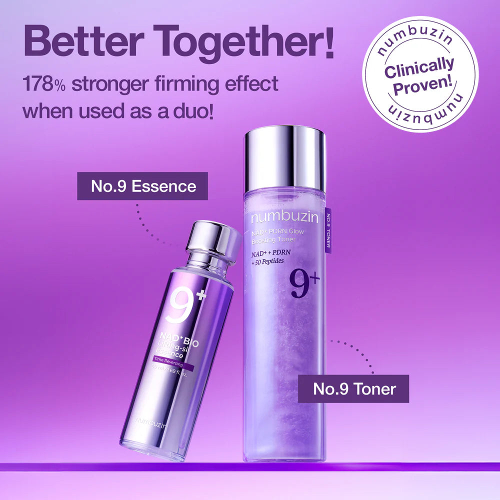 Numbuzin - No.9 NAD+ PDRN Glow Boosting Toner - v4 - Seoulful Skincare
