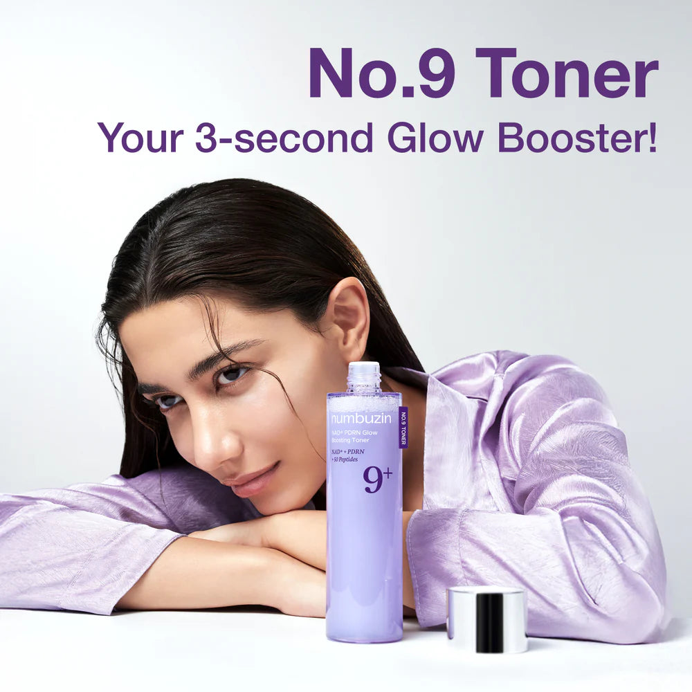 Numbuzin - No.9 NAD+ PDRN Glow Boosting Toner - v5 - Seoulful Skincare