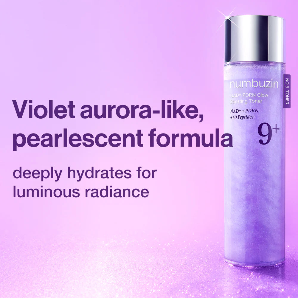 Numbuzin - No.9 NAD+ PDRN Glow Boosting Toner - v8 - Seoulful Skincare