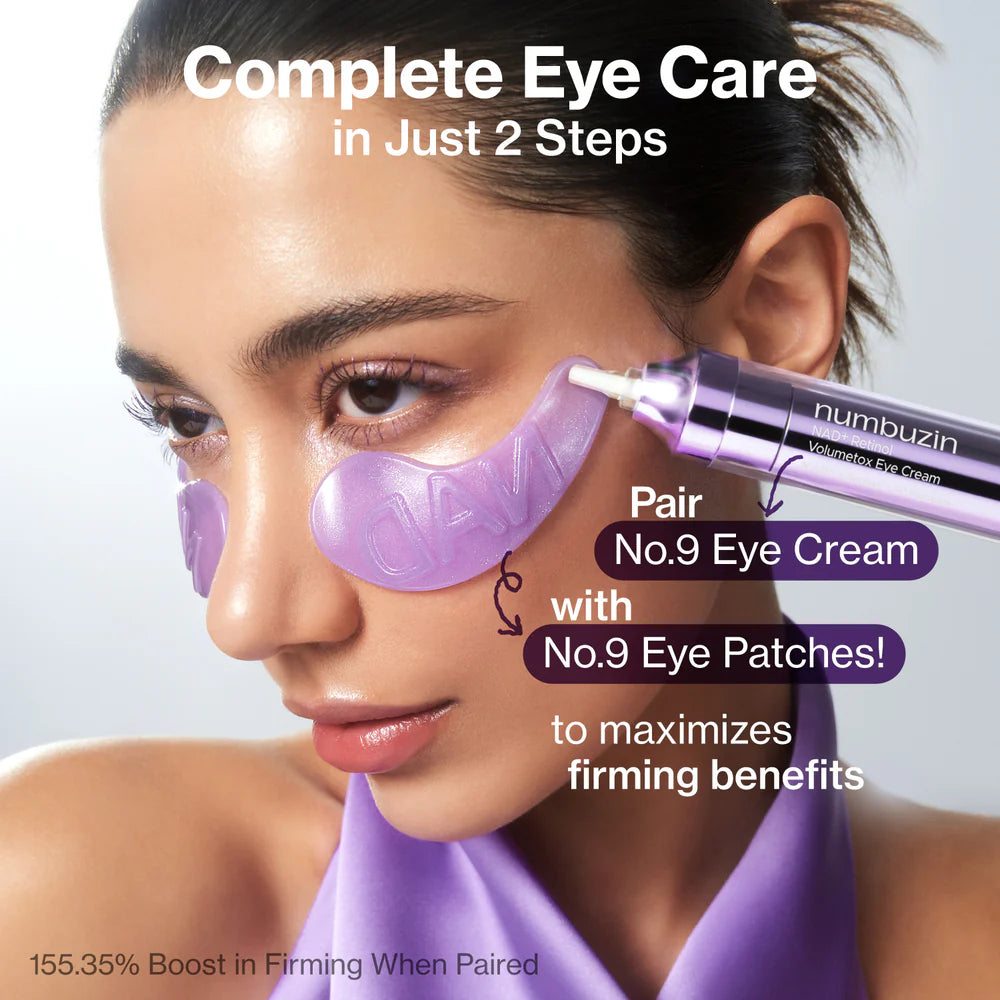 Numbuzin - No.9 NAD+ Retinol Volumetox Eye Cream - v4 - Seoulful Skincare