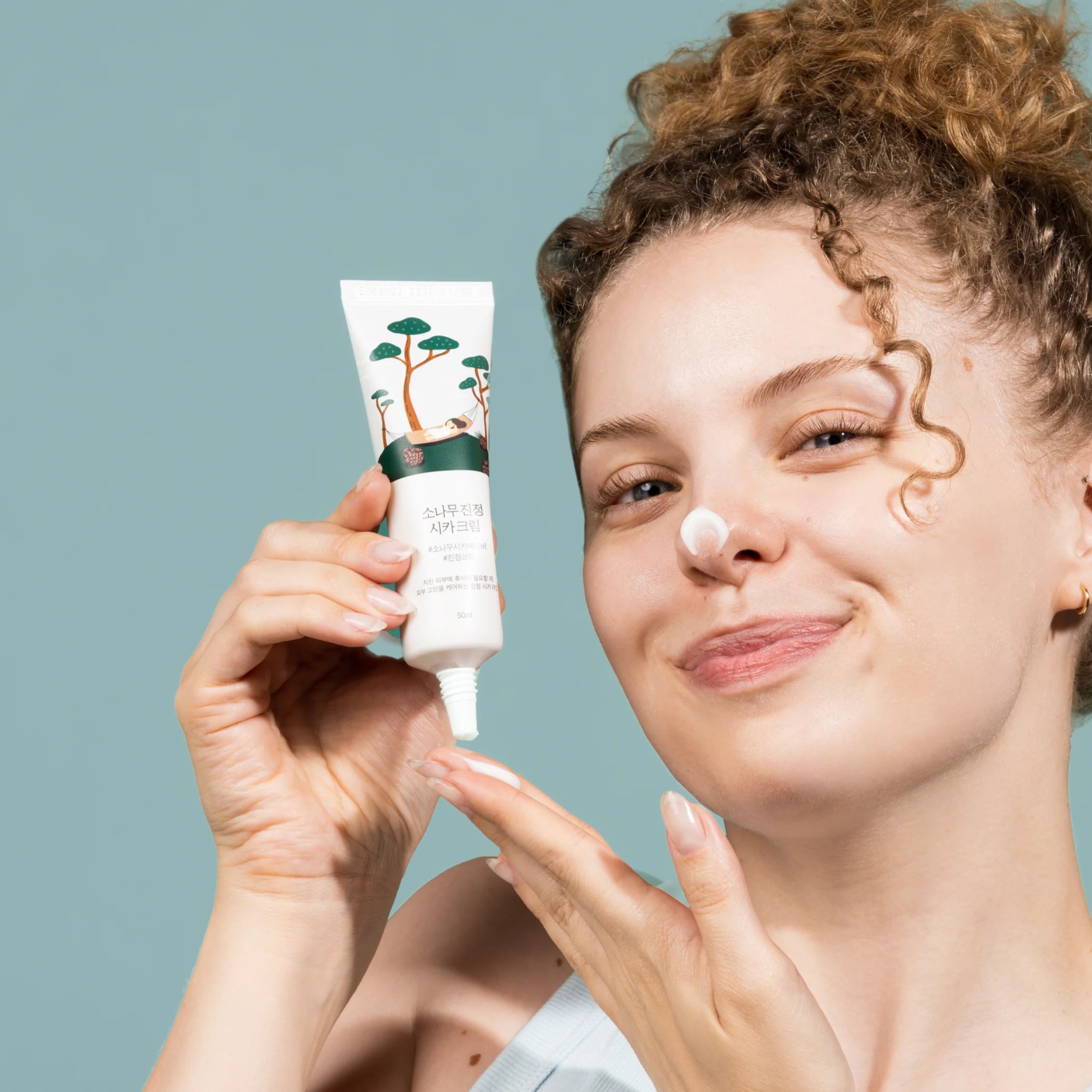 Round Lab - Pine Calming Cica Cream (50ml) - v6 - Seoulful Skincare