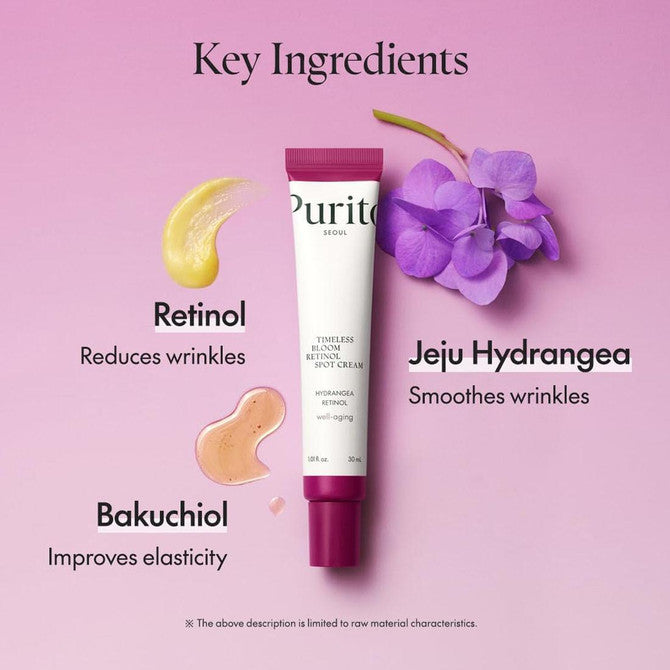 Purito - Timeless Bloom Retinol Spot Cream (30ml) 7- Seoulful Skincare