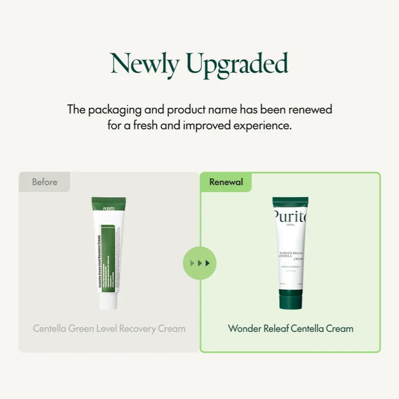 Purito - Wonder Releaf Centella Cream (50ml) - v5 - Seoulful Skincare