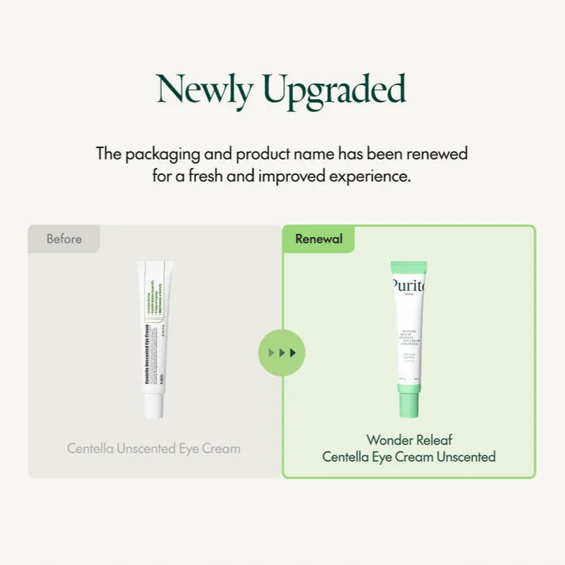 Purito - Wonder Releaf Centella Eye Cream Unscented (30ml) - v9 - Seoulful Skincare